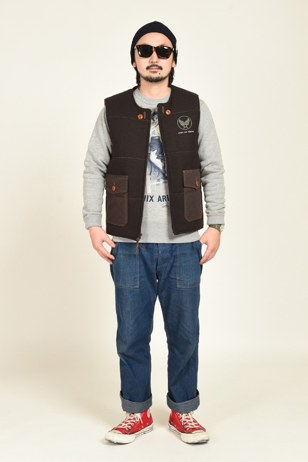 バズリクソンズ(BUZZ RICKSON'S) ウールベスト MILITARY WOOL VEST BR13869 通販正規取扱 | ハーレムストア