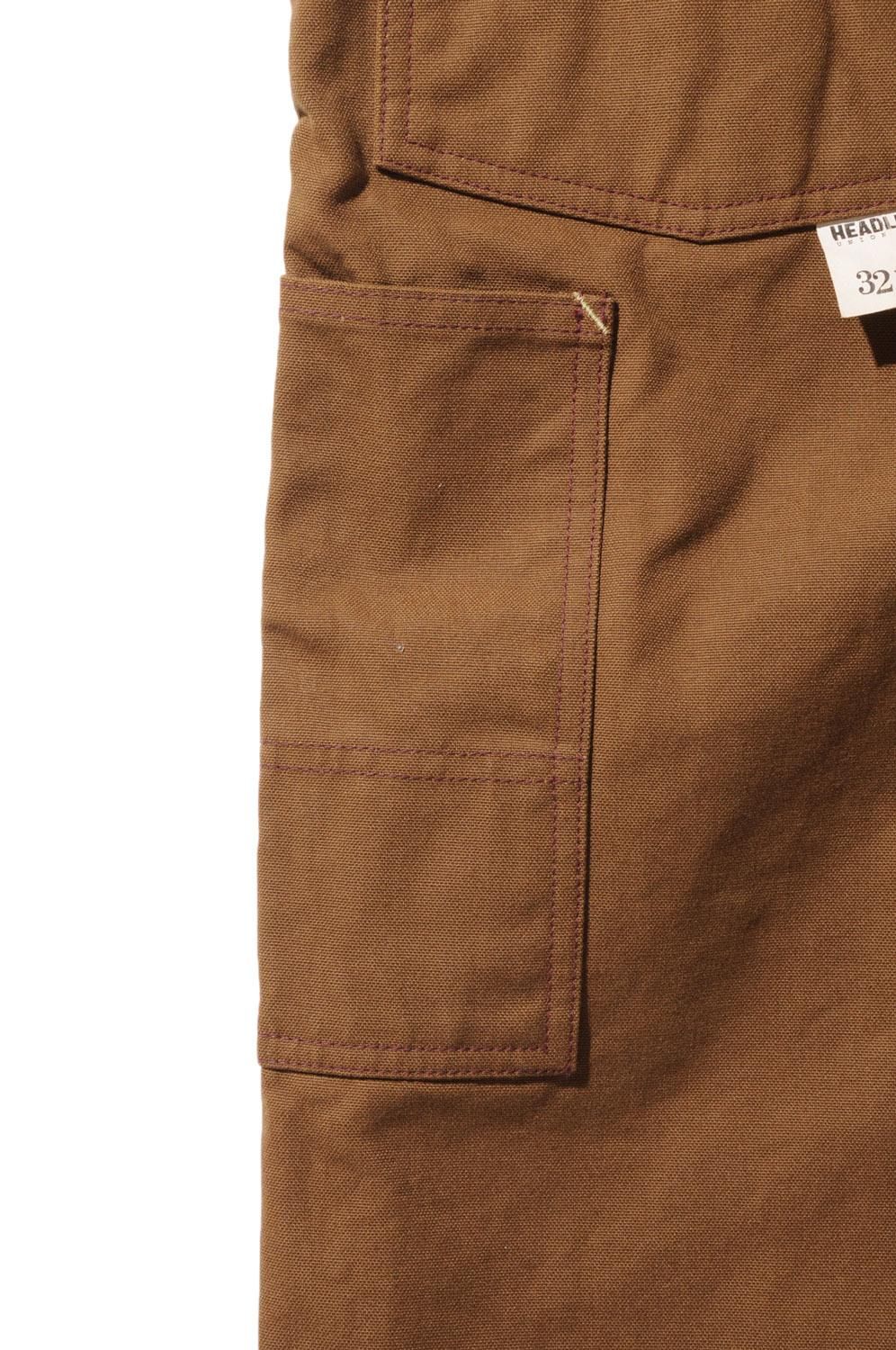 HEAD LIGHT(ヘッドライト) オーバーオール 13oz.BROWN DUCK HIGH BACK