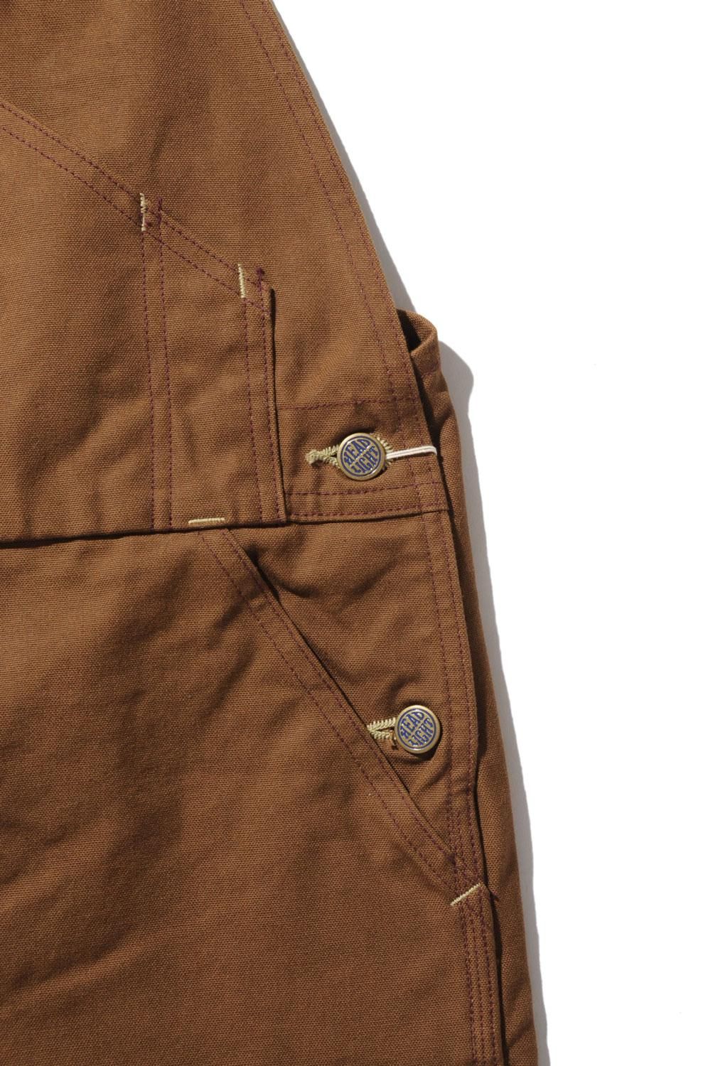 HEAD LIGHT(ヘッドライト) オーバーオール 13oz.BROWN DUCK HIGH HEAD LIGHT(ヘッドライト) オーバーオール 13oz.BROWN DUCK HIGH