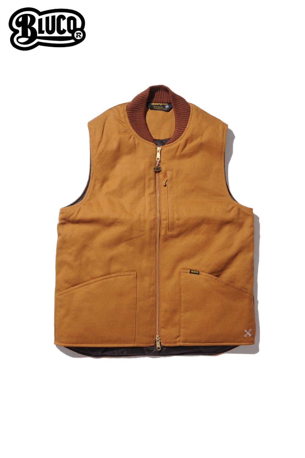 BLUCO(ブルコ) リブベスト RIB VEST OL-044-017 通販正規取扱 