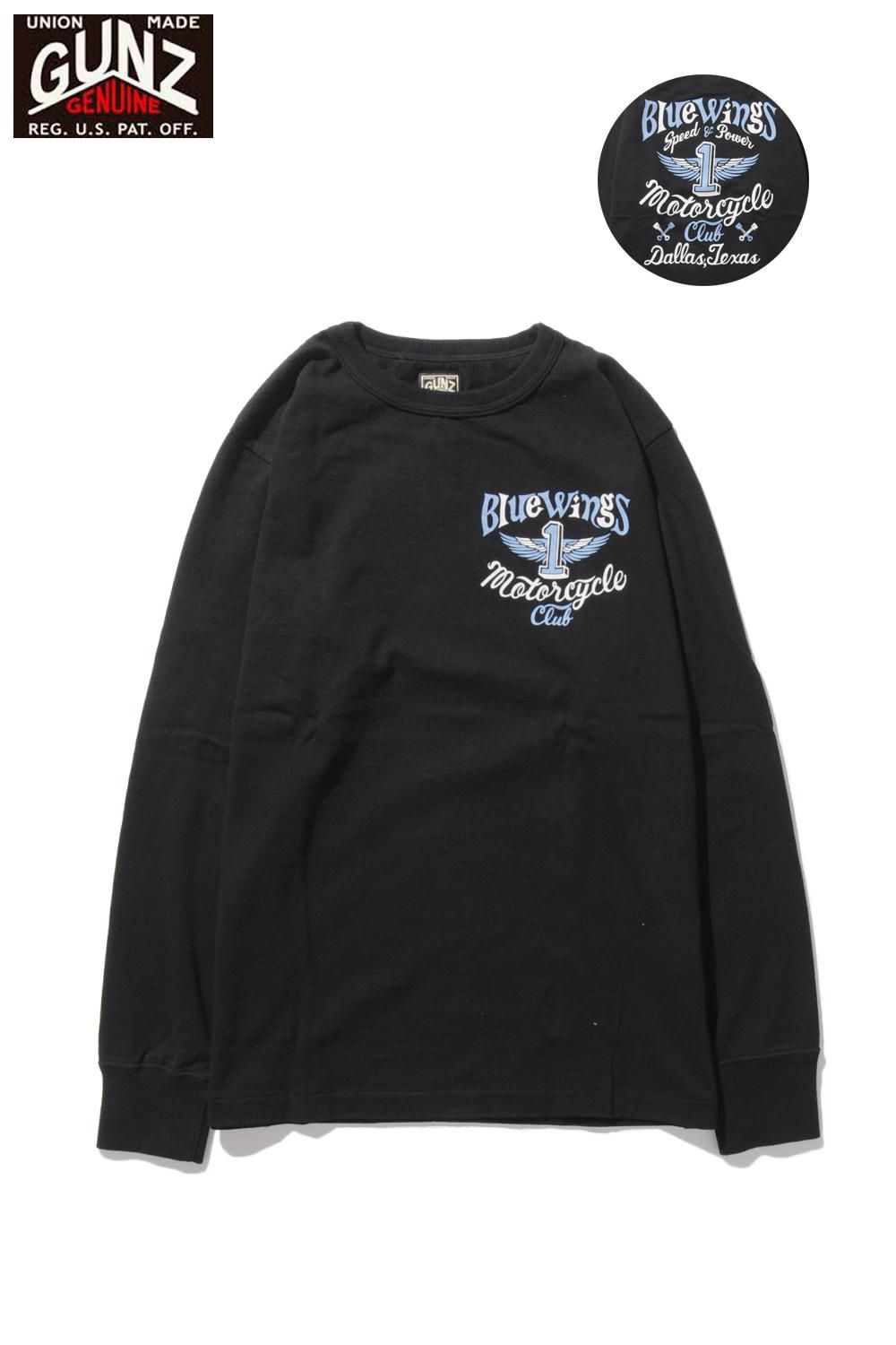 GUNZ(ガンズ) ロングスリーブTシャツ BLUEWINGS MOTORCYCLE