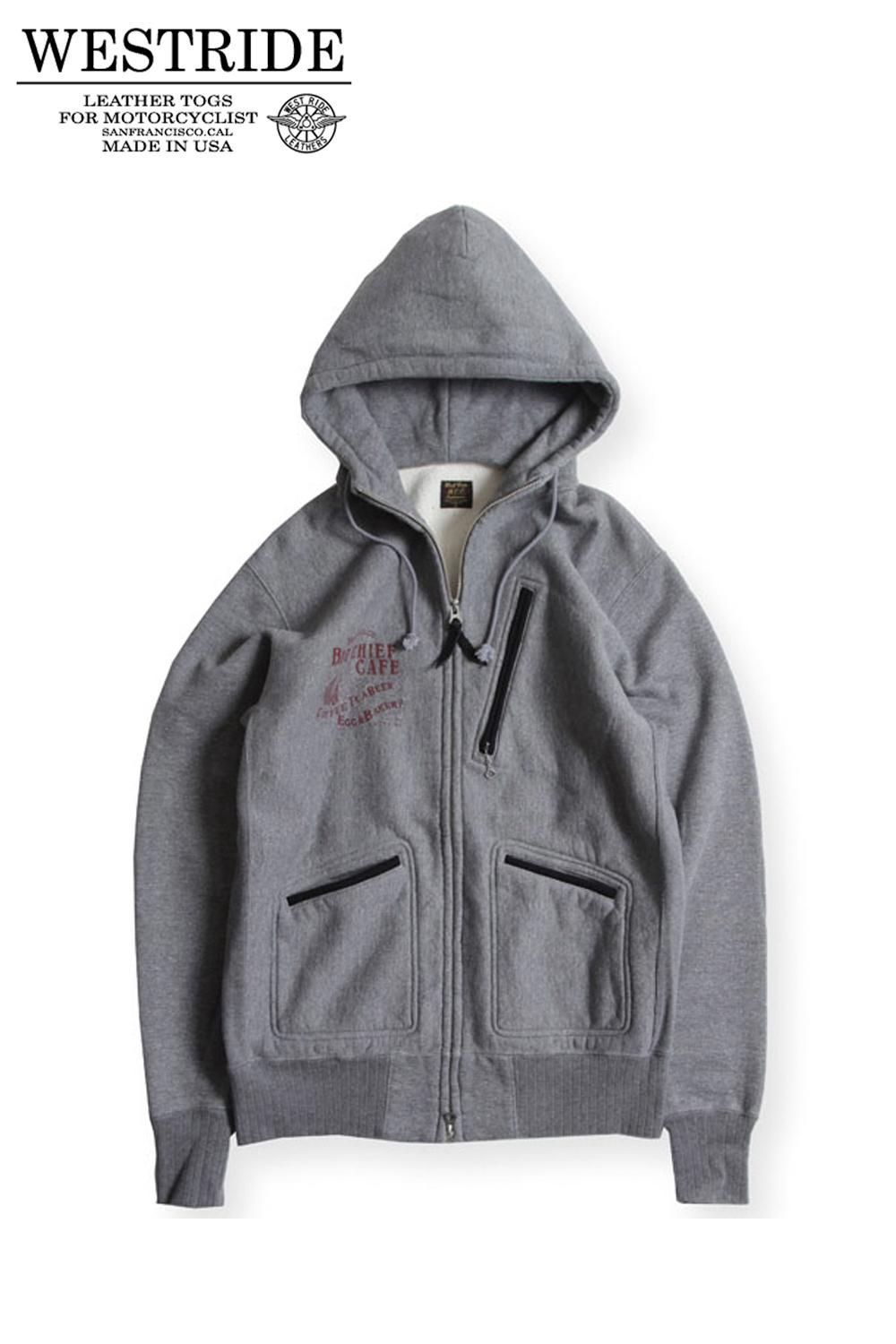 WESTRIDE(ウエストライド) フルジップパーカー HEAVY WEIGHT FULL ZIP 