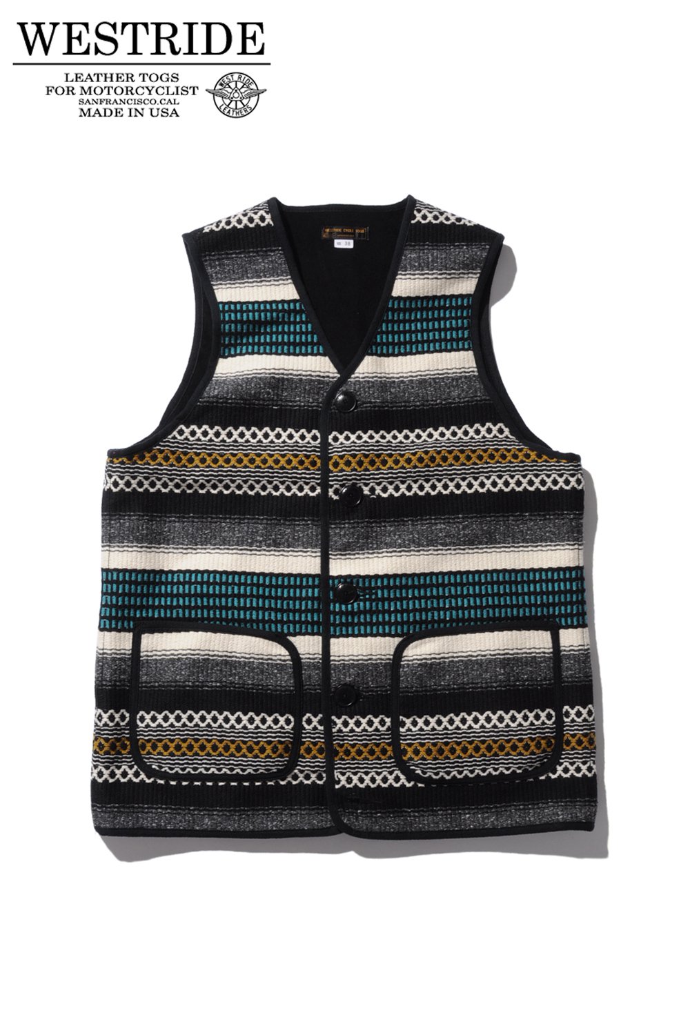 WESTRIDE(ウエストライド) ラグベスト MEXICAN OUTLAW RUG VEST MB1726