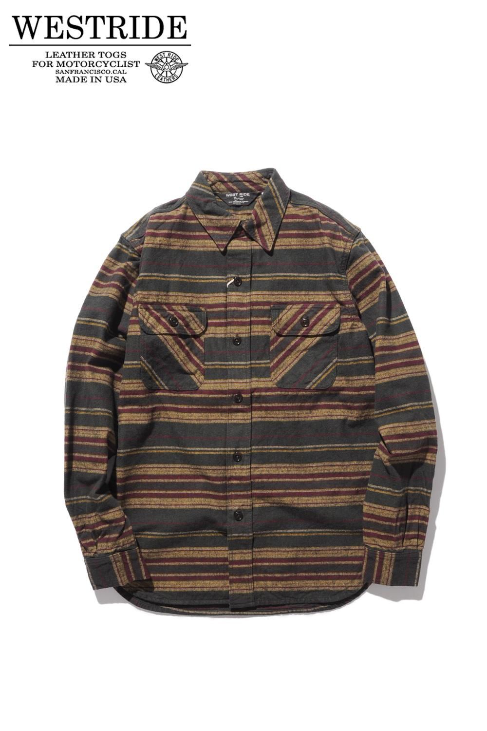 WESTRIDE(ウエストライド) ワークシャツ ELBOW PAD WORK SHIRTS