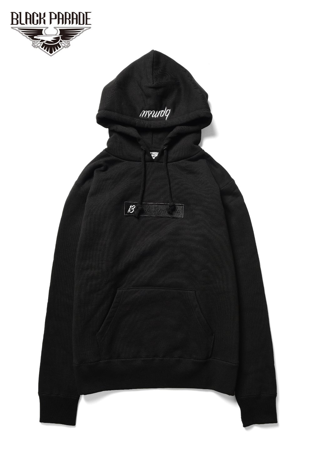 BLACK PARADE(ブラックパレード) プルオーバーパーカー 13 BOX PULL OVER HOODIE 通販正規取扱 | ハーレムストア