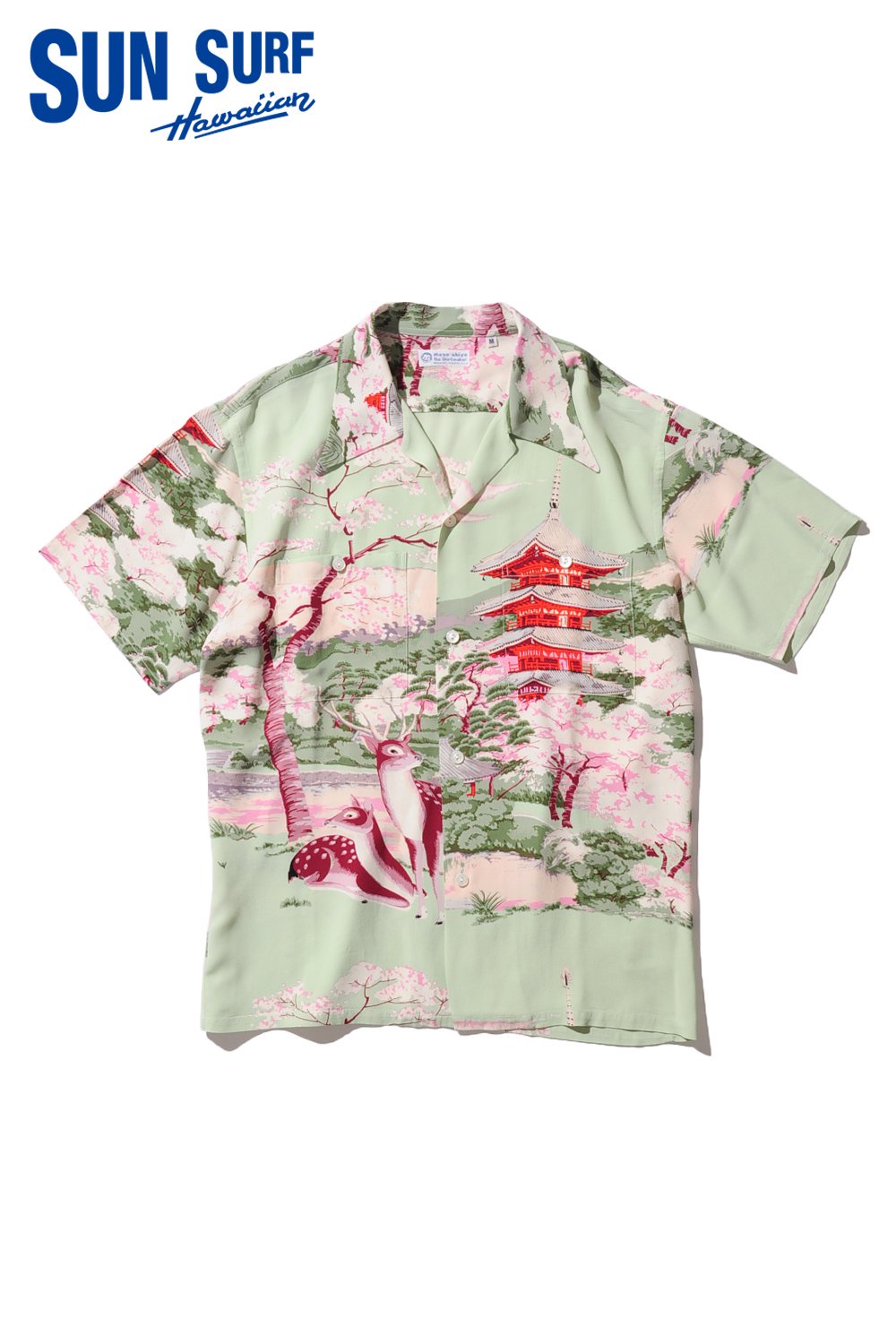 SUN SURF(サンサーフ) アロハシャツ RAYON HAWAIIAN SHIRT MUSA-SHIYA