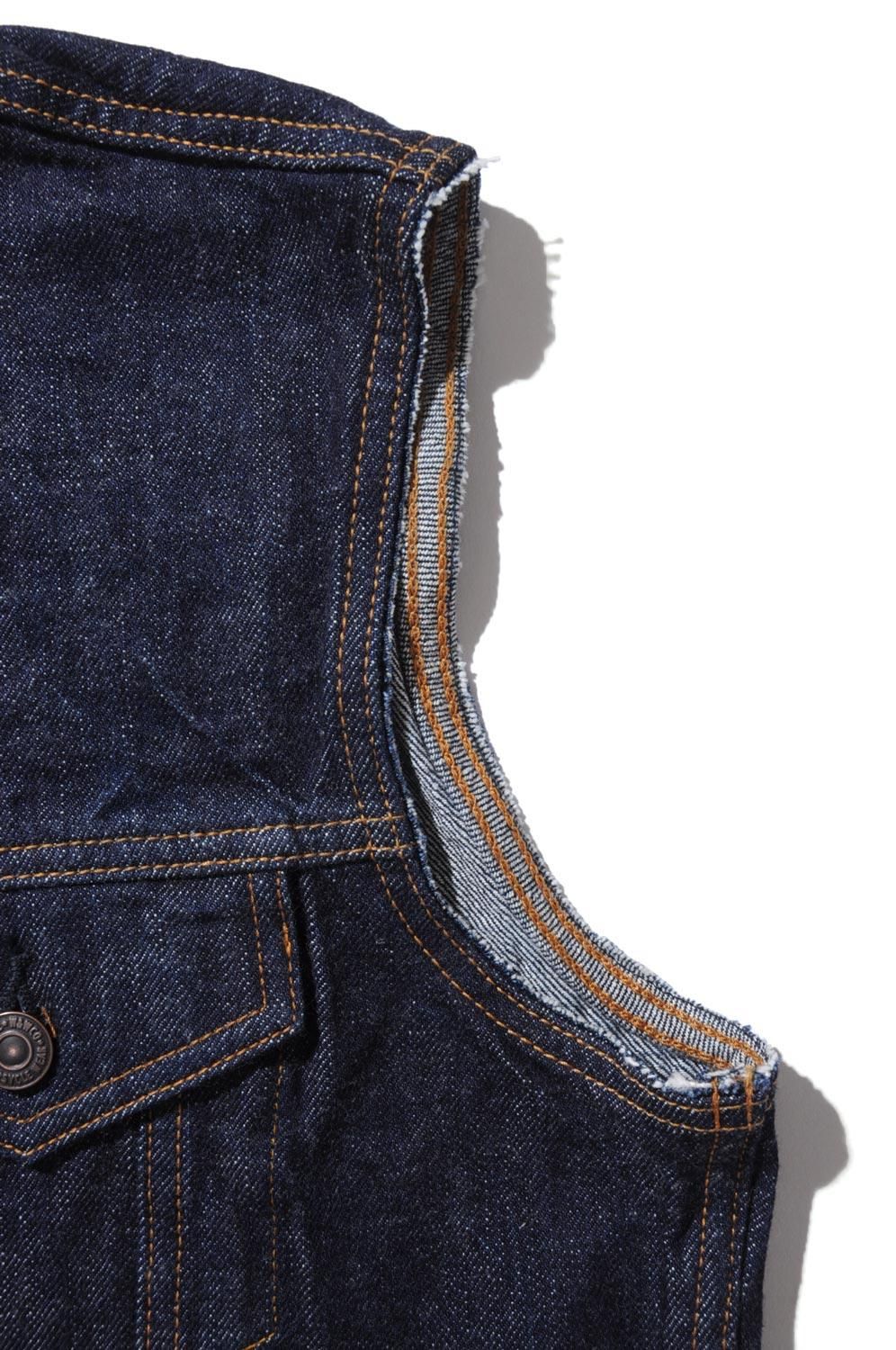 WESTRIDE(ウエストライド) デニムベスト 1965J VEST MB1830