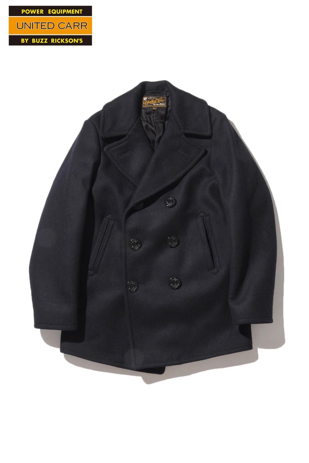 UNITED CARR by Buzz Rickson's(ユナイテッドカーbyバズリクソンズ) メルトンピーコート 26oz.WOOL MELTON  PEA COAT UC14231 通販正規取扱 | ハーレムストア