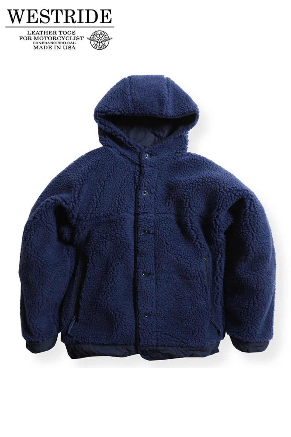 WESTRIDE(ウエストライド) パイルフーディー PILE HOODIE MB1828 通販