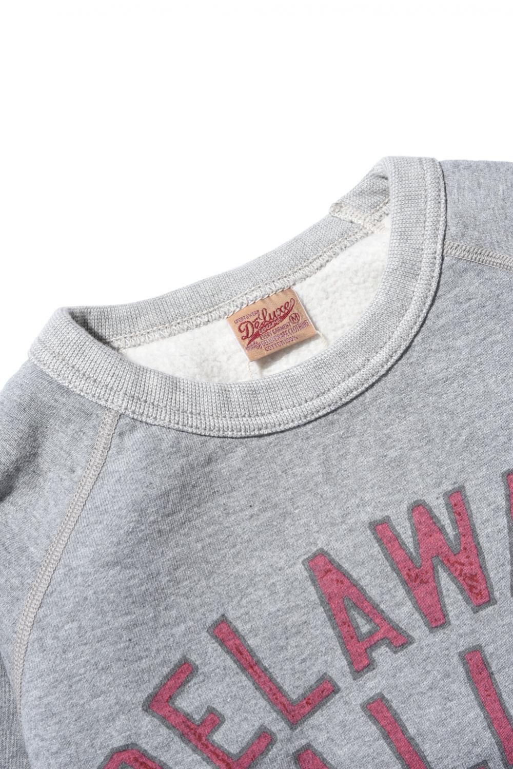 デラックスウエア 60s HEAVY SWEATER スウェット　グレー DELUXEWARE(デラックスウエア) クルーネックスウェット 60s