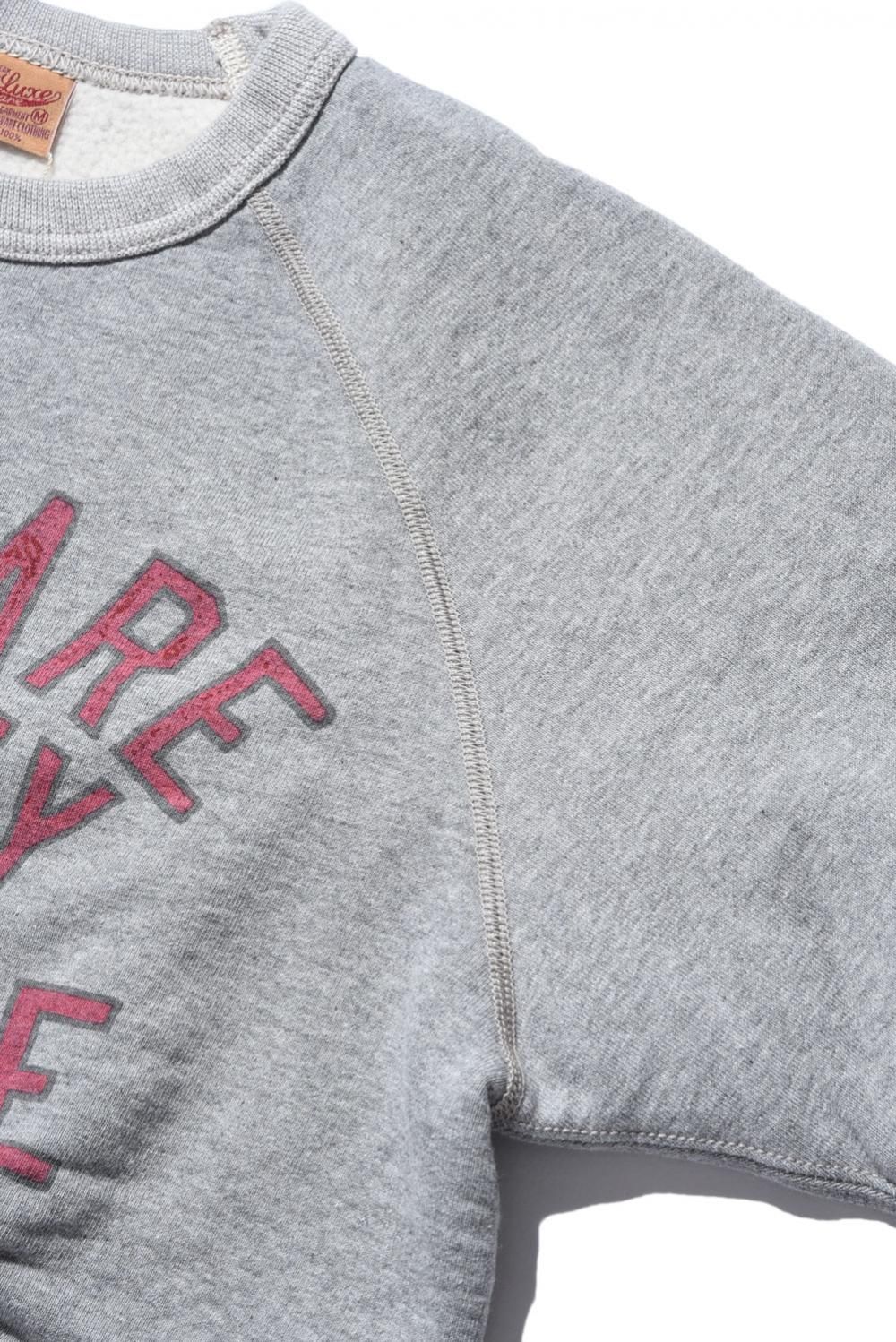 デラックスウエア 60s HEAVY SWEATER スウェット　グレー DELUXEWARE(デラックスウエア) クルーネックスウェット 60s