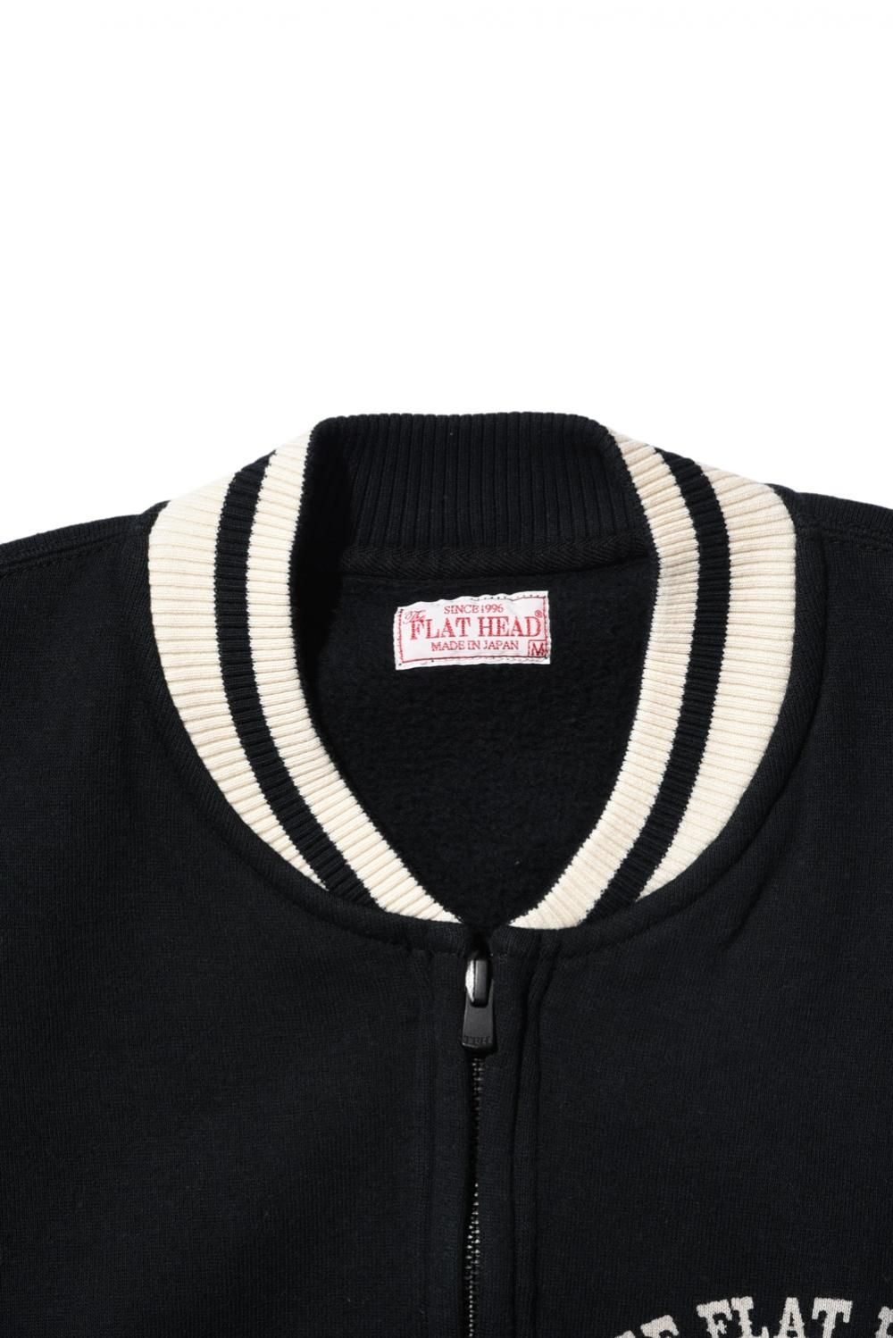フラットヘッド(FLAT HEAD) フルジップスウェット FULL ZIP SWT