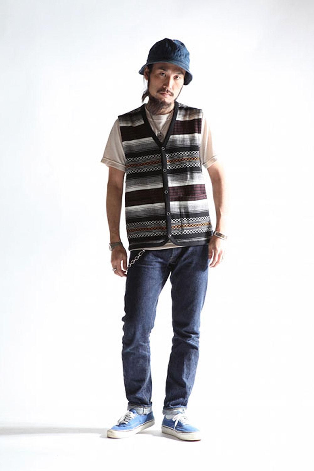 WESTRIDE(ウエストライド) ラグベスト CLASSIC RUG BORDER VEST AK1804