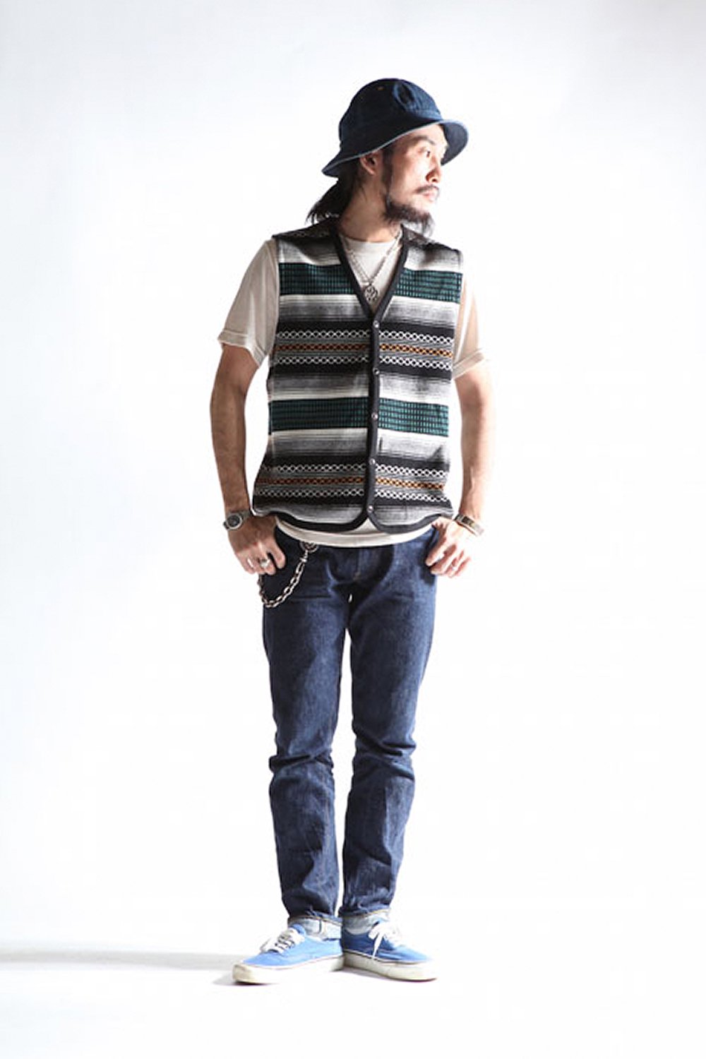 WESTRIDE(ウエストライド) ラグベスト CLASSIC RUG BORDER VEST AK1804 ...