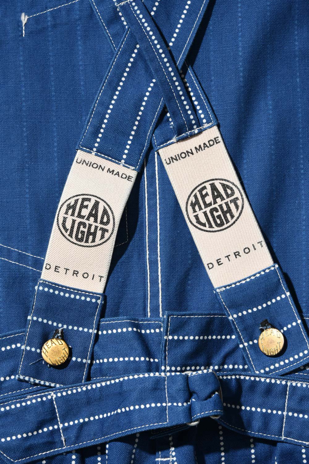 HEAD LIGHT(ヘッドライト) オーバーオール 9oz.WABASH STRIPE WAIST