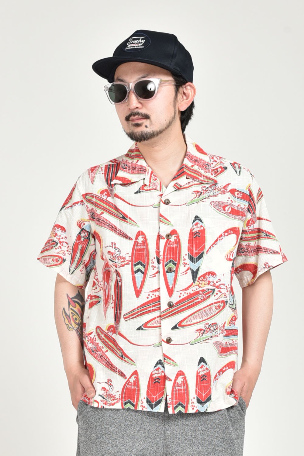 SUN SURF(サンサーフ) アロハシャツ COTTON LINEN SHIRTS 