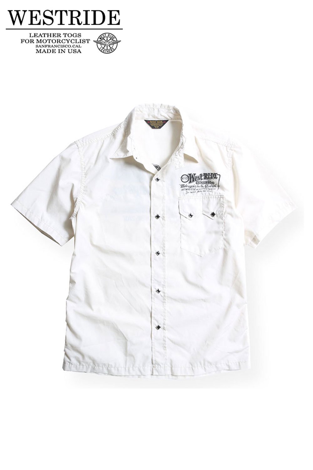 WESTRIDE(ウエストライド) ワークシャツ SNAP WORK SHIRTS MB1211 通販