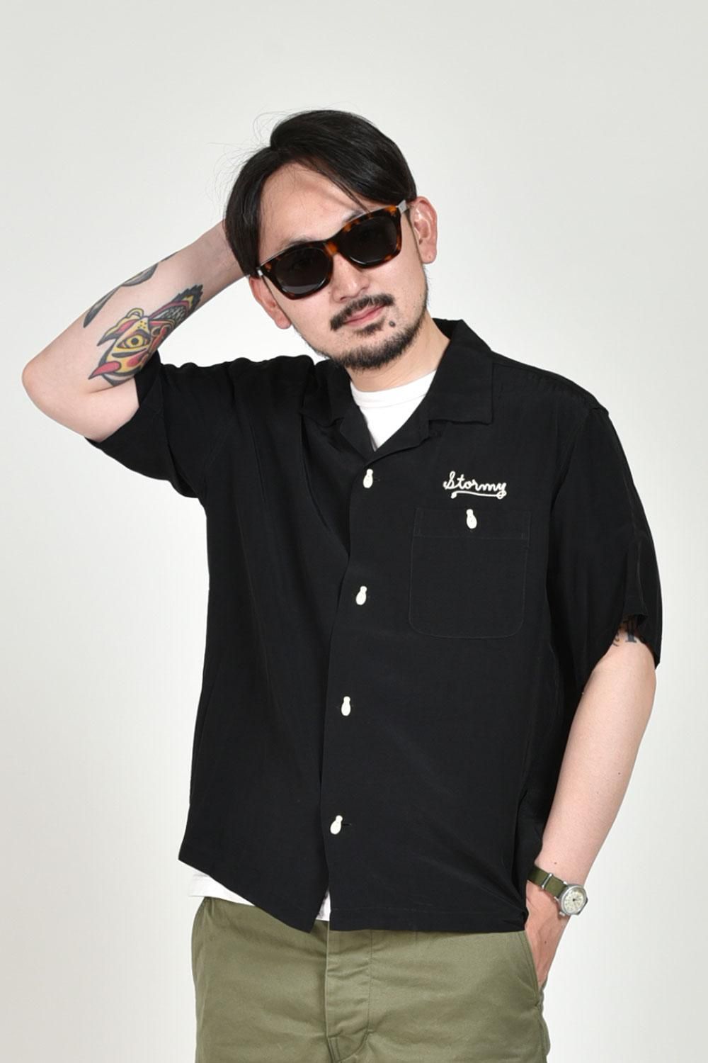 mhs2089- EGO×PROPA RIPRAYON BOWLINGSHIRTS ボーリングシャツ-