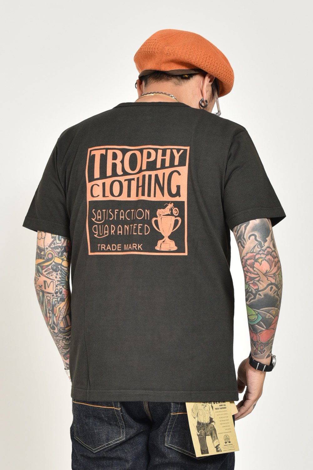 TROPHY CLOTHING(トロフィークロージング) Tシャツ BOX LOGO OD POCKET