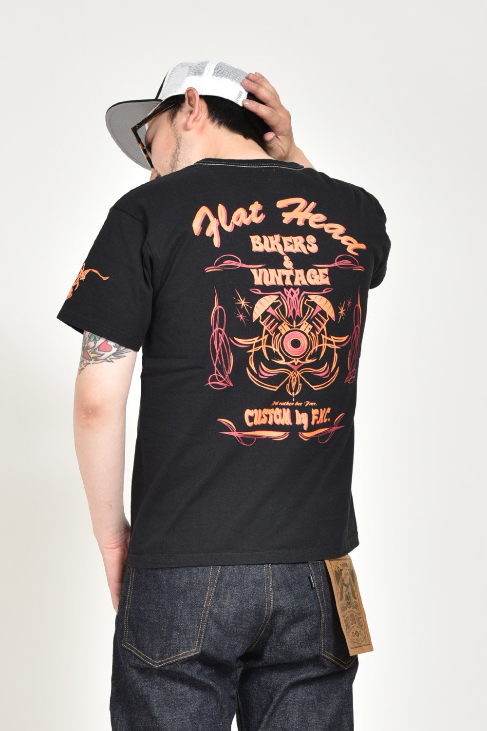 フラットヘッド(FLAT HEAD) Tシャツ BIKERS&VINTAGE THC-204 通販正規