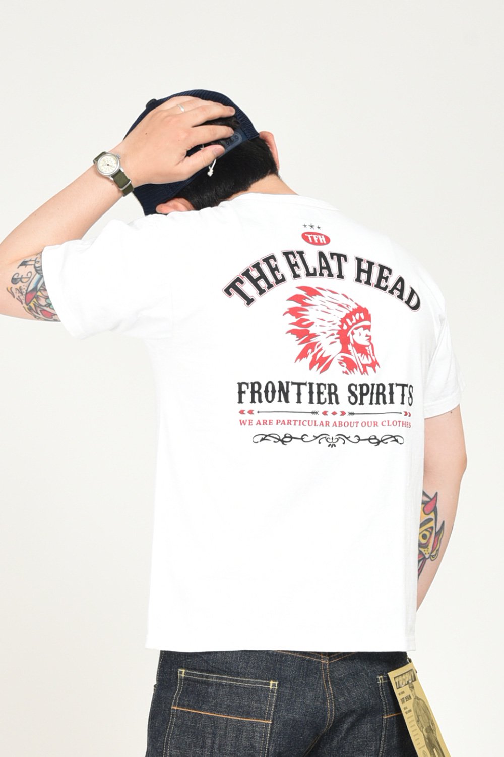 フラットヘッド(FLAT HEAD) Tシャツ FRONTIER SPIRITS THC-225 通販