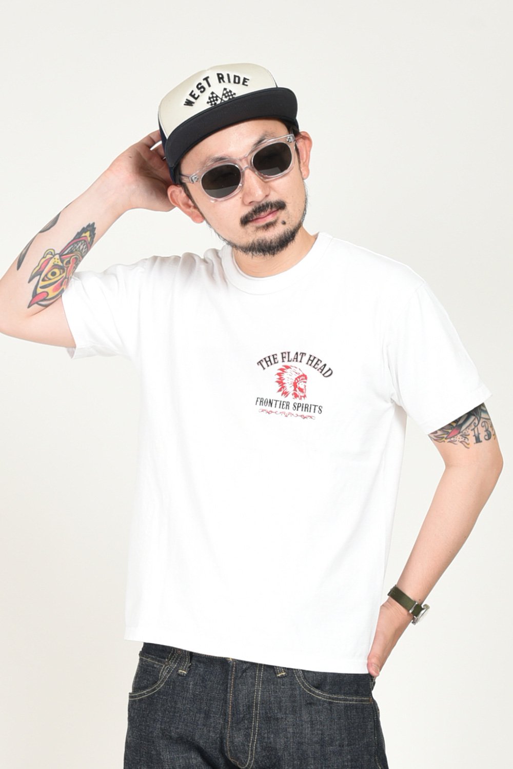 フラットヘッド(FLAT HEAD) Tシャツ FRONTIER SPIRITS THC-225 通販 