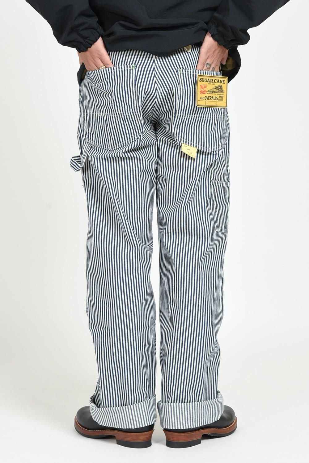 SUGAR CANE(シュガーケーン) ワークパンツ 11oz.HICKORY STRIPE WORK