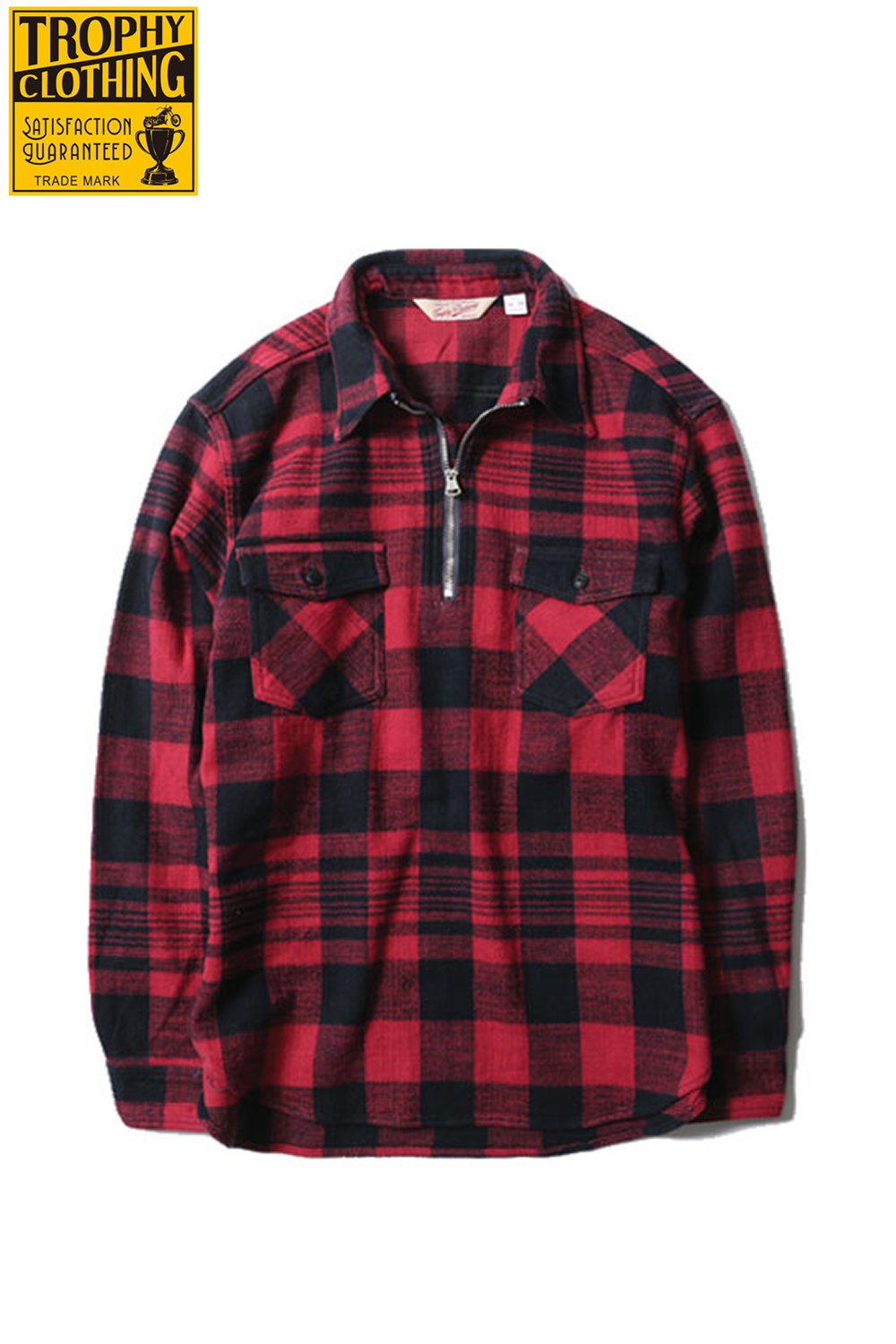 TROPHY CLOTHING(トロフィークロージング) ハーフジップシャツ Buffalo Half Zip Shirt TR19AW-404  通販正規取扱 | ハーレムストア公式通販サイト