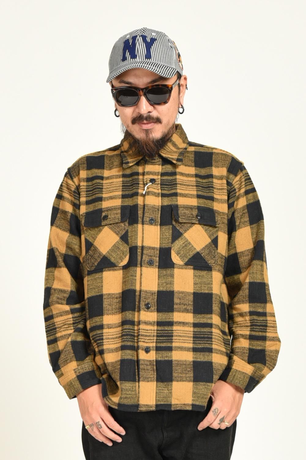 １回着用し１回洗濯していますTROPHY CLOTHING   BUFFALO CHECK JACKET