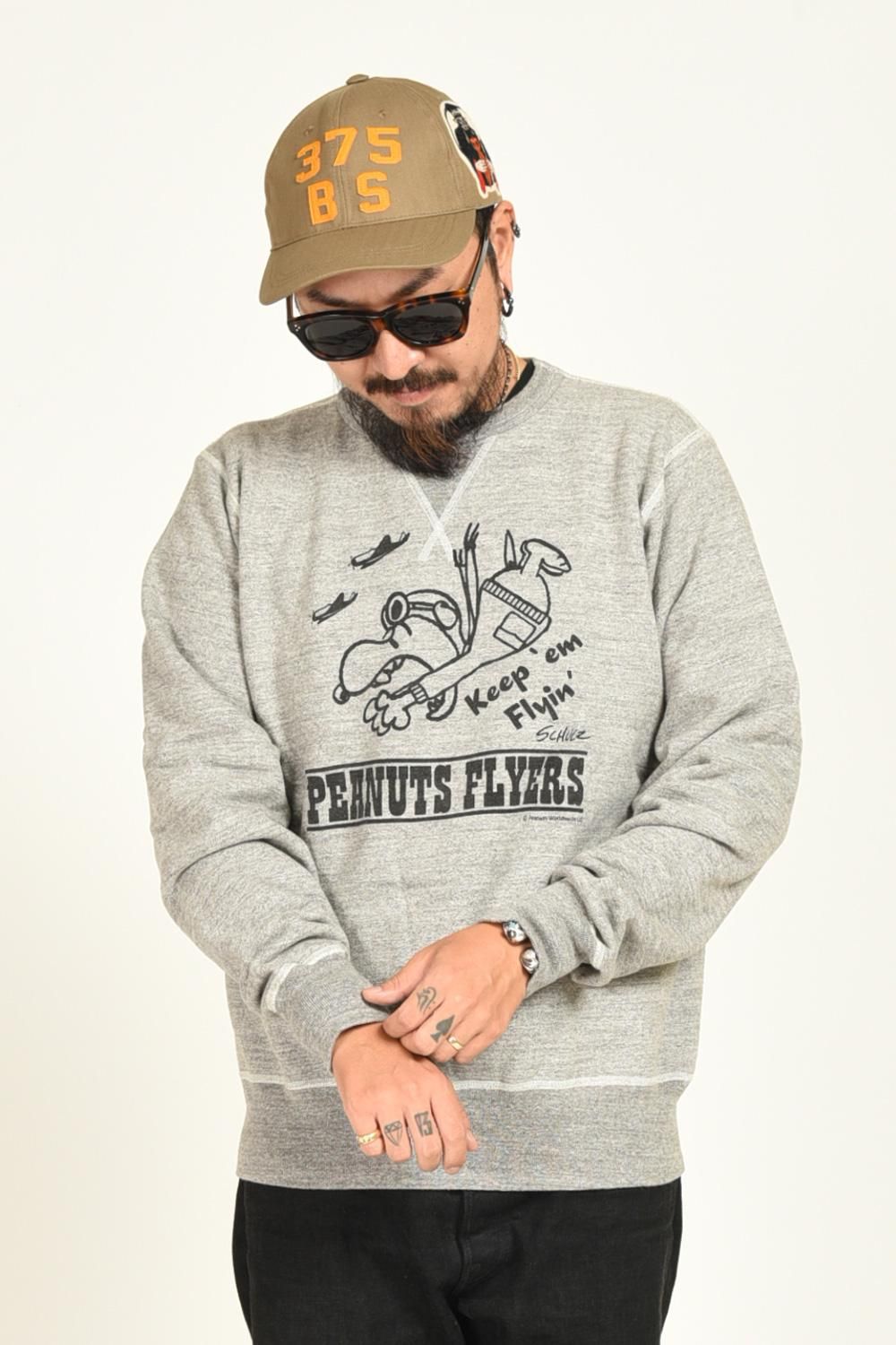 BUZZ RICKSON'S PEANUTS バズリクソンズ　スウェット バズリクソンズ(BUZZ RICKSON'S) クルーネックスウェット