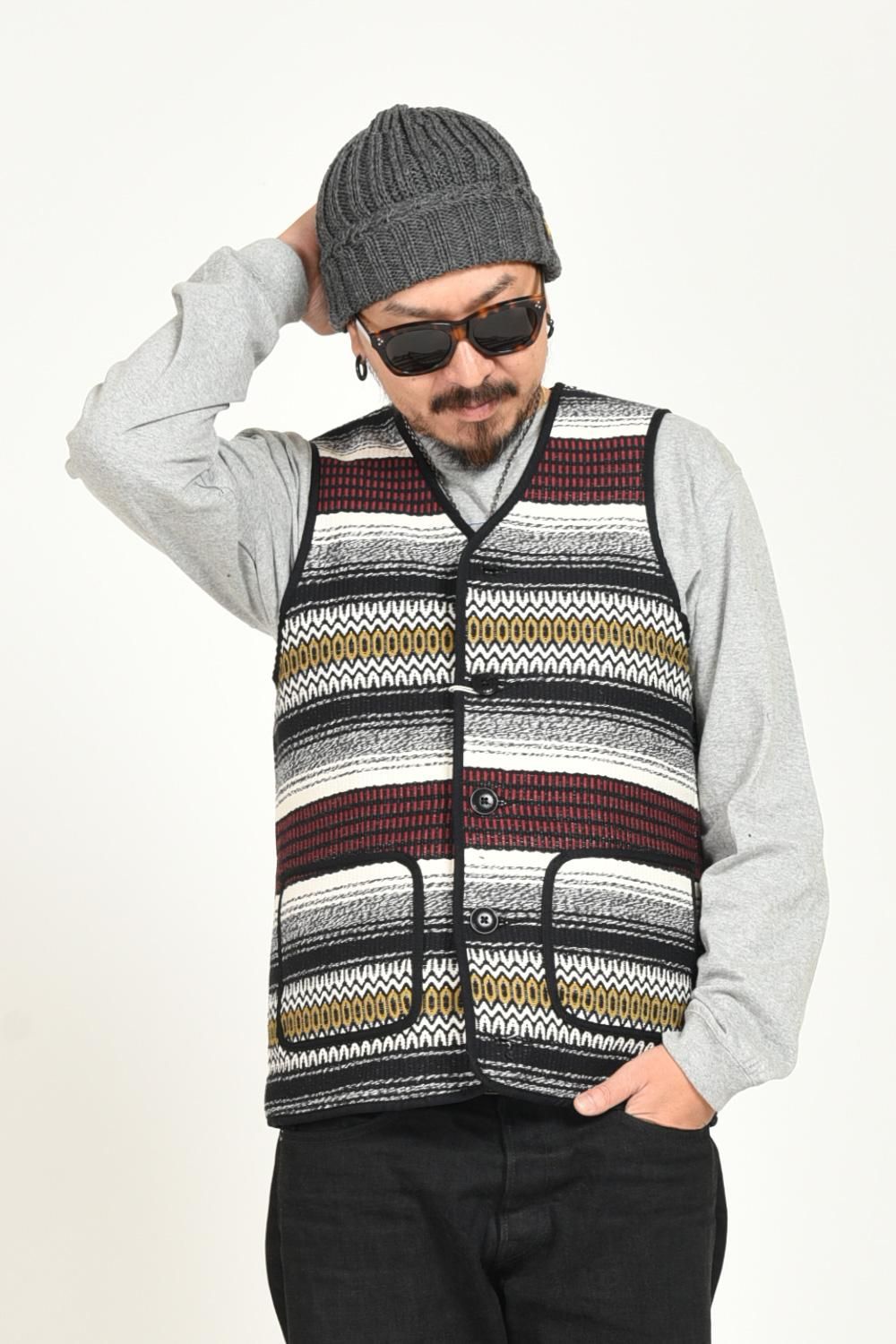 WESTRIDE(ウエストライド) ラグベスト MEXICAN RUG VEST MB1726 ...