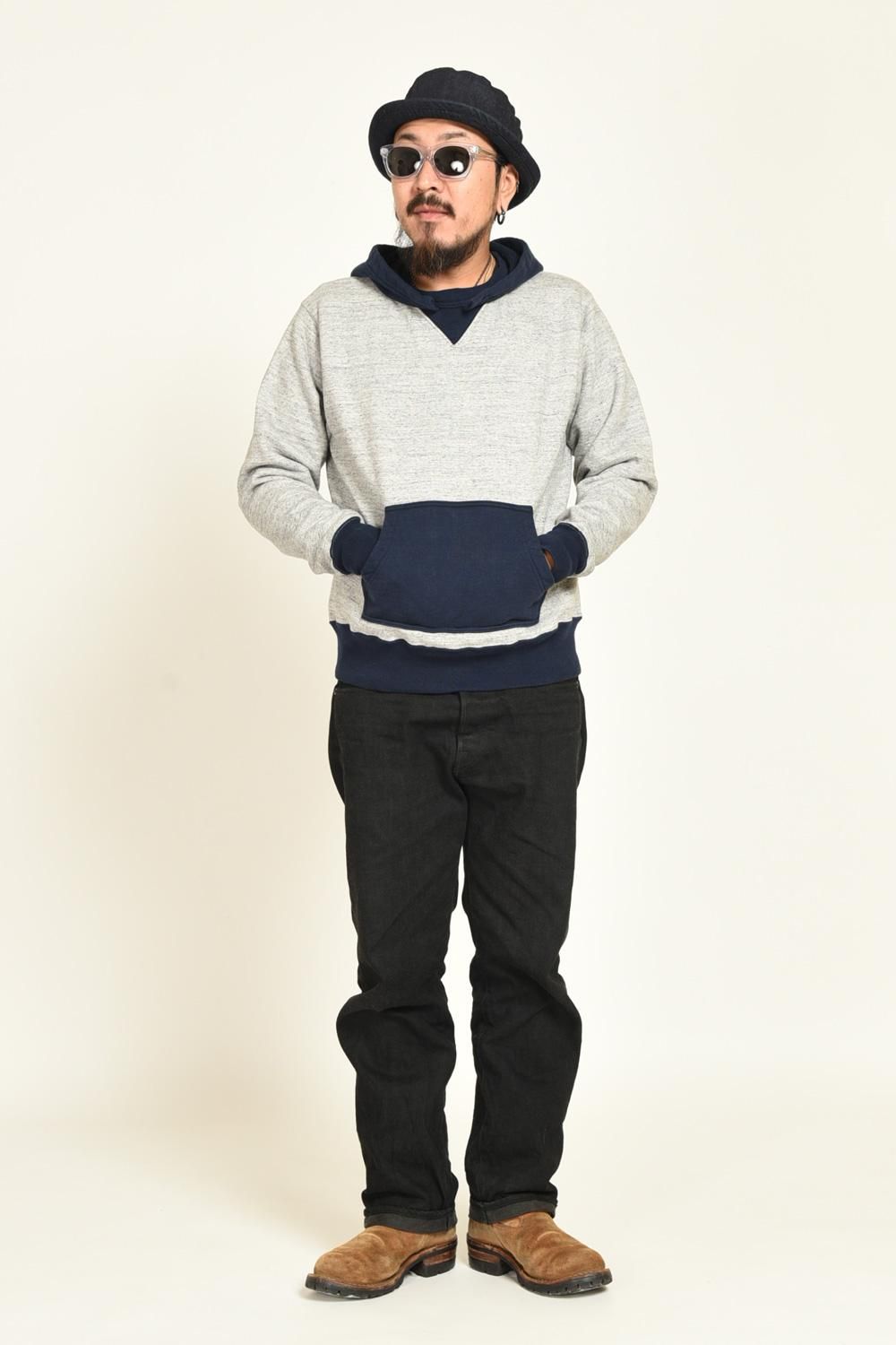 WHITESVILLE(ホワイツビル) スウェットパーカー 2-TONE SWEAT