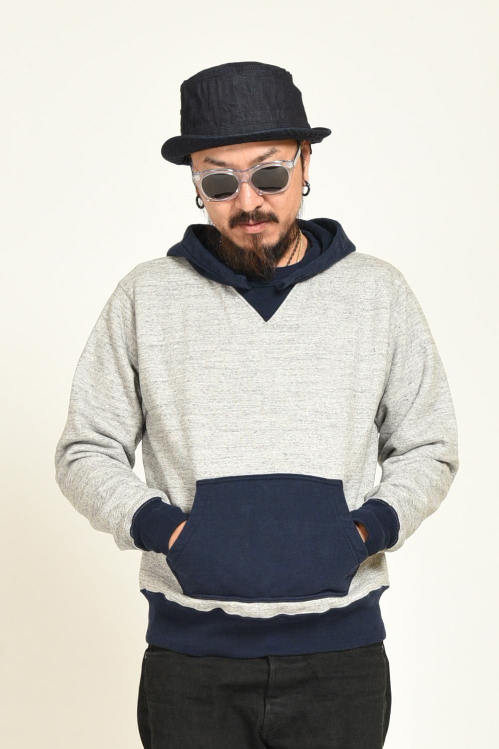 WHITESVILLE(ホワイツビル) スウェットパーカー 2-TONE SWEAT