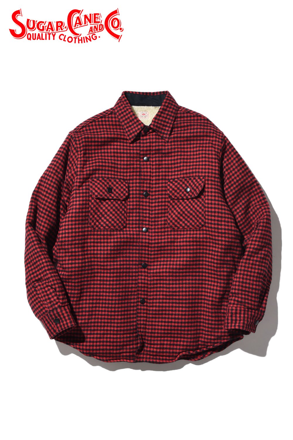 SUGAR CANE(シュガーケーン) C.P.Oシャツジャケット TWILL CHECK C.P.O