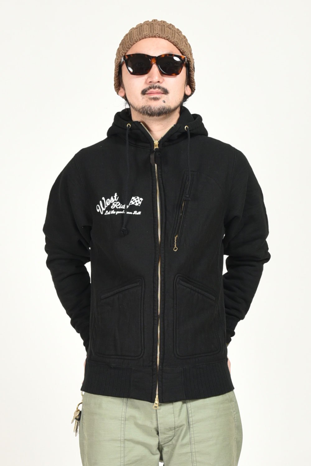 WESTRIDE(ウエストライド) ジップアップパーカー HEAVY WEIGHT FULL-ZIP HOODIE IM1415 |  ハーレムストア公式通販サイト