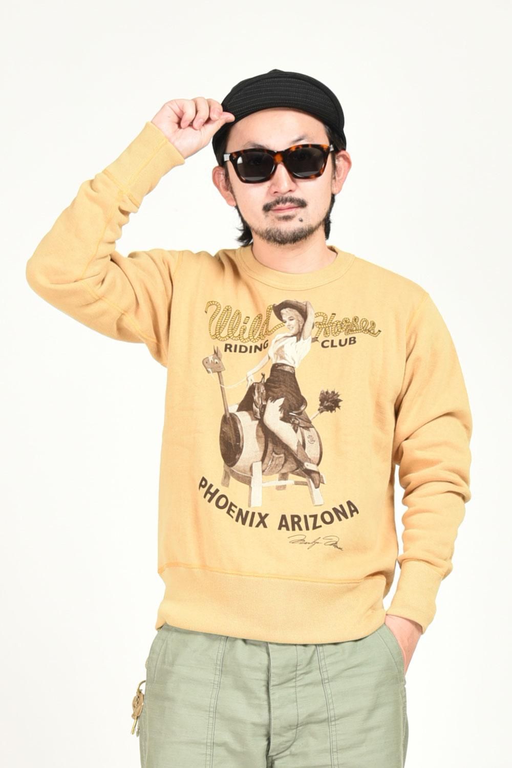 山梨店限定。FLAT HEAD マリリン・モンロー スウェット 42サイズ TOYS McCOY(トイズマッコイ) クルーネックスウェット FLAT