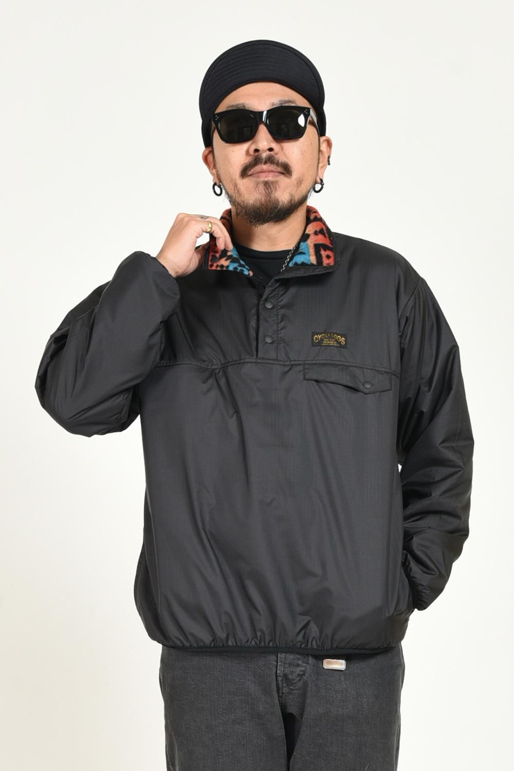 WESTRIDE ROCKMAN SNAP TEE(38)BLACK