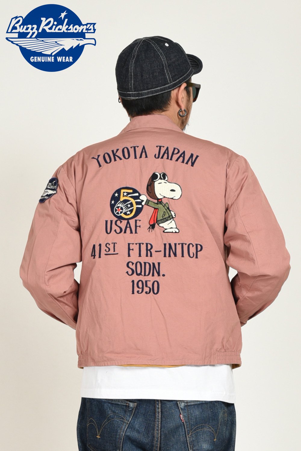 バズリクソンズ(BUZZ RICKSON'S) ツアージャケット SNOOPY TOUR JACKET