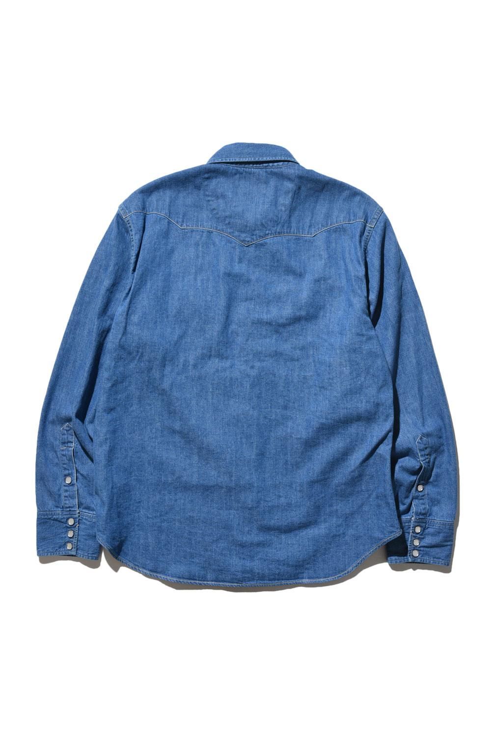 SUGAR CANE(シュガーケーン) ウエスタンシャツ BLUE DENIM L/S