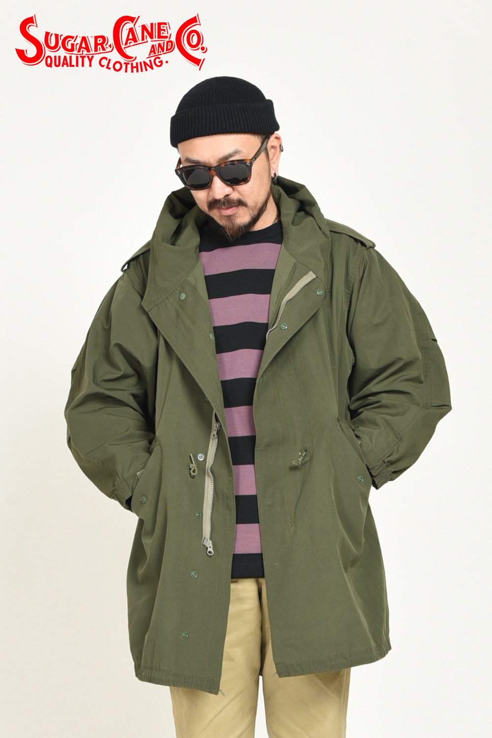 SUGAR CANE(シュガーケーン) モッズパーカー T/C WEATHER CLOTH WATER REPERENT PARKA SC14620  通販正規取扱 | ハーレムストア公式通販サイト