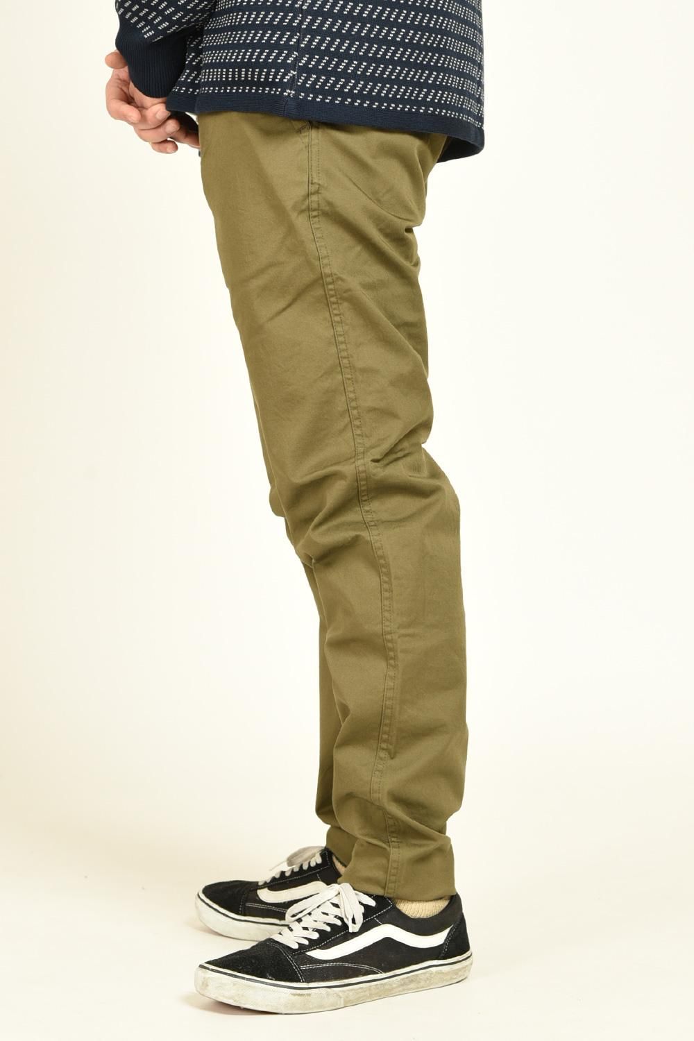 WESTRIDE ウエストライド THICK RIDE SLIM CHINO WESTRIDE(ウエストライド) ストレッチチノパンツ THICK RIDE