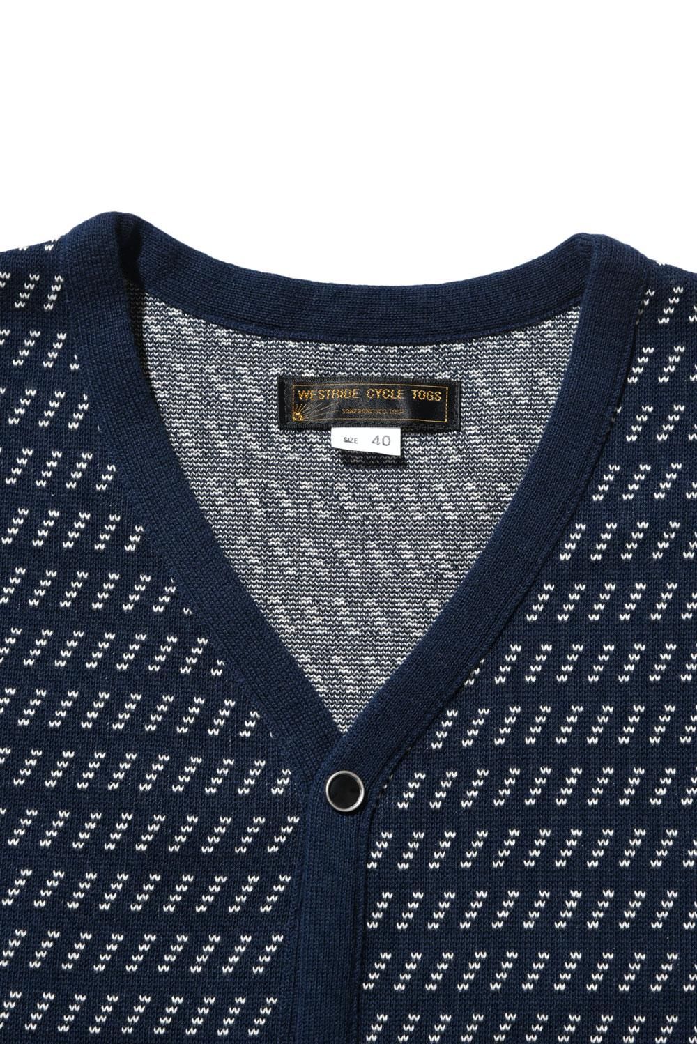WESTRIDE(ウエストライド) カーディガン NGT BIRDS-EYE CARDIGAN