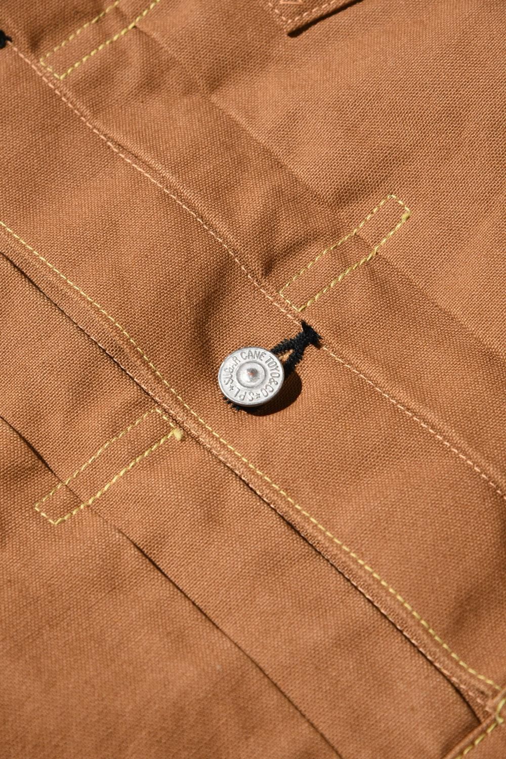 SUGAR CANE(シュガーケーン) ワークジャケット 13oz. BROWN DUCK