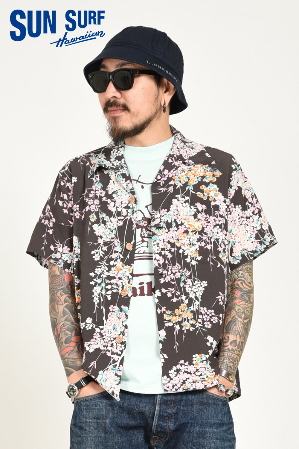 SUN SURF(サンサーフ) アロハシャツ S/S RAYON HAWAIIAN SHIRT 