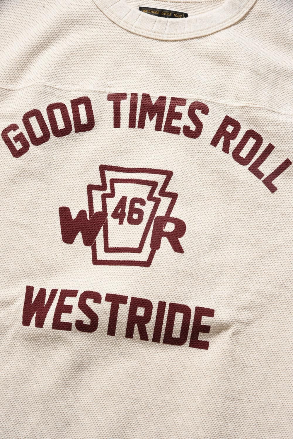 WESTRIDE(ウエストライド) フットボールTシャツ ROAD FOOTBALL