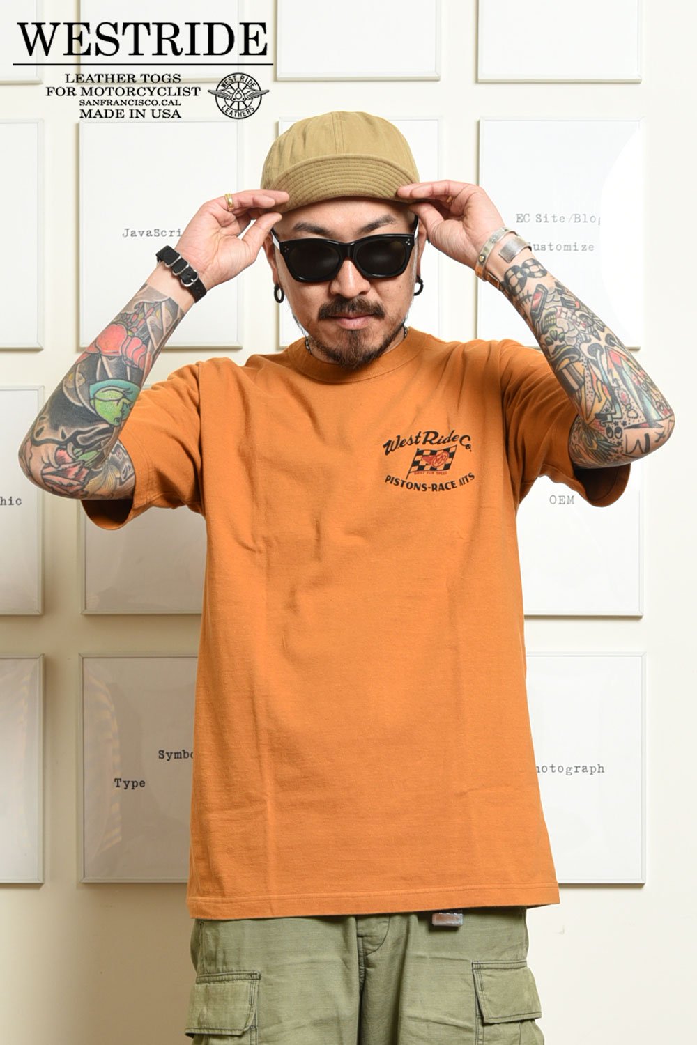 WESTRIDE(ウエストライド) Tシャツ PT.TEE20-02 通販正規取扱