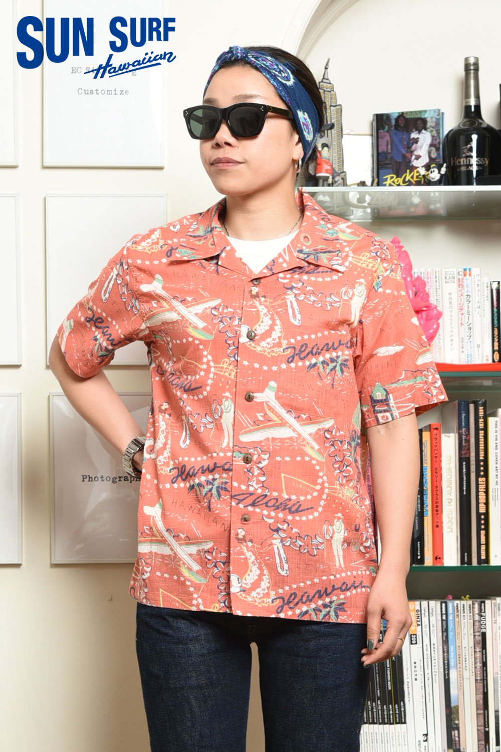 SUN SURF(サンサーフ) アロハシャツ COTTON & LINEN S/S OPEN SHIRT 