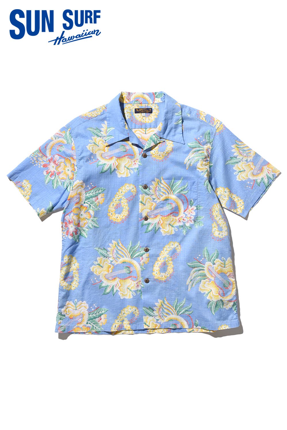 SUN SURF(サンサーフ) アロハシャツ COTTON & LINEN S/S OPEN SHIRT 