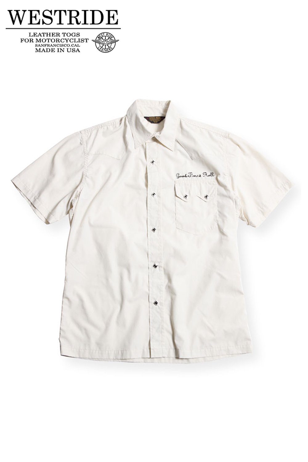 WESTRIDE(ウエストライド) ワークシャツ SNAP WORK SS SHIRTS MB2001