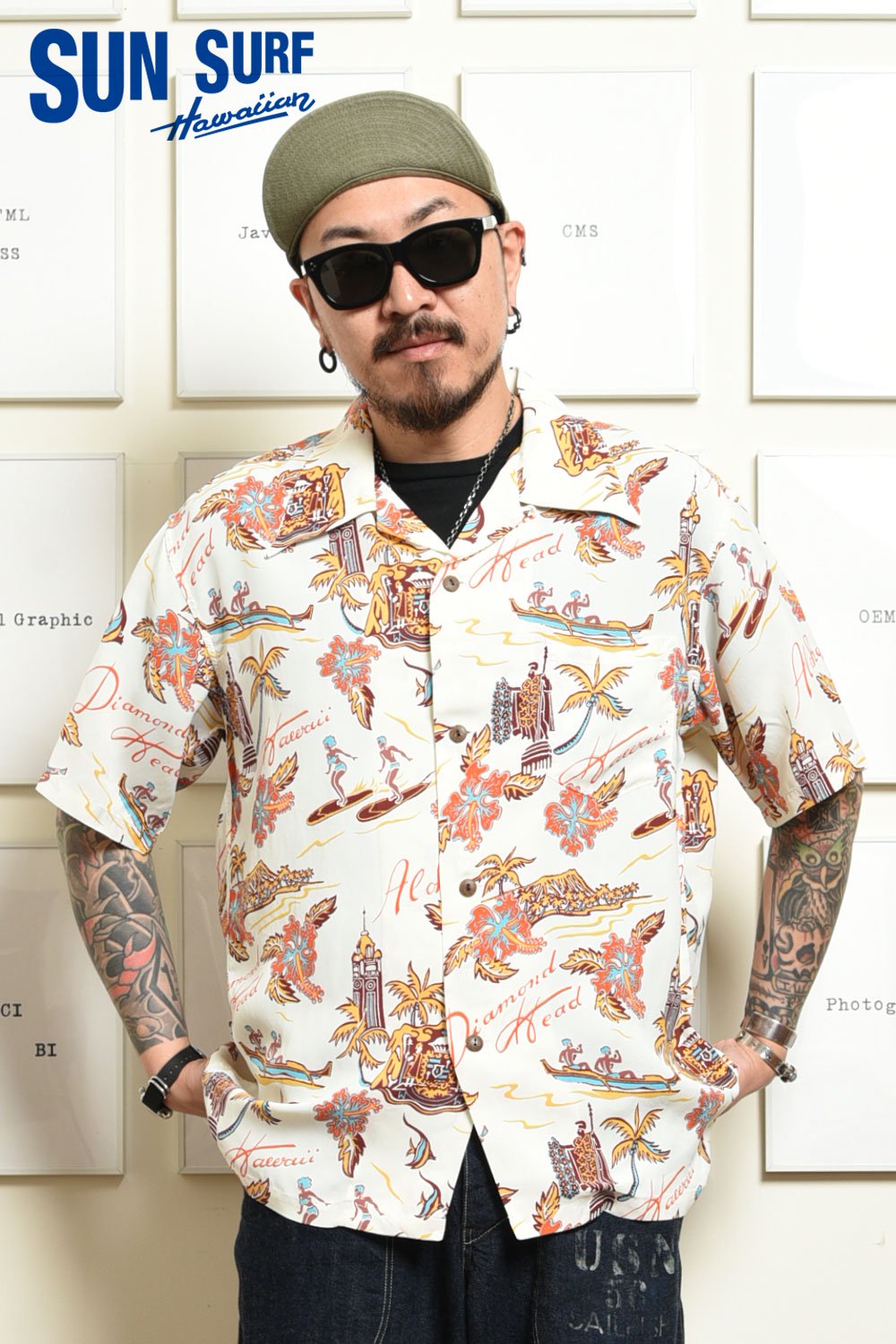 SUN SURF(サンサーフ) アロハシャツ RAYON HAWAIIAN SHIRT “ALOHA ...